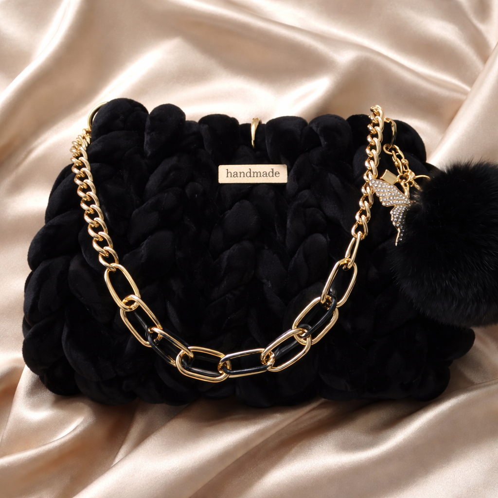 Handbag “black pearl”