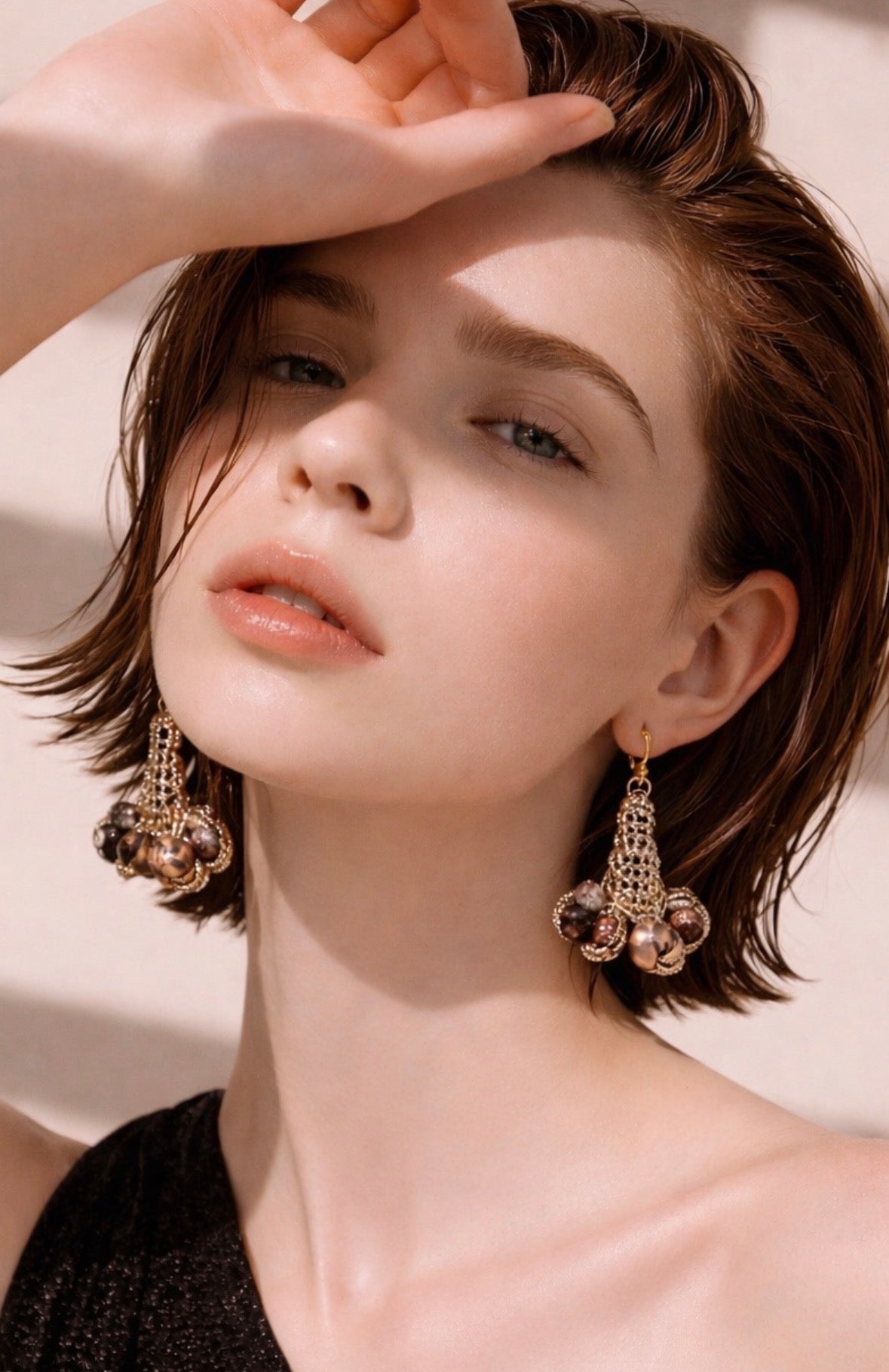 Handmade crochet earrings