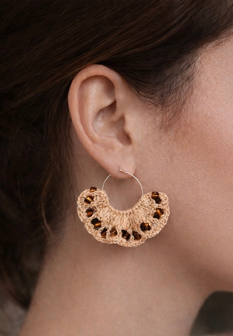 Handmade crochet earrings