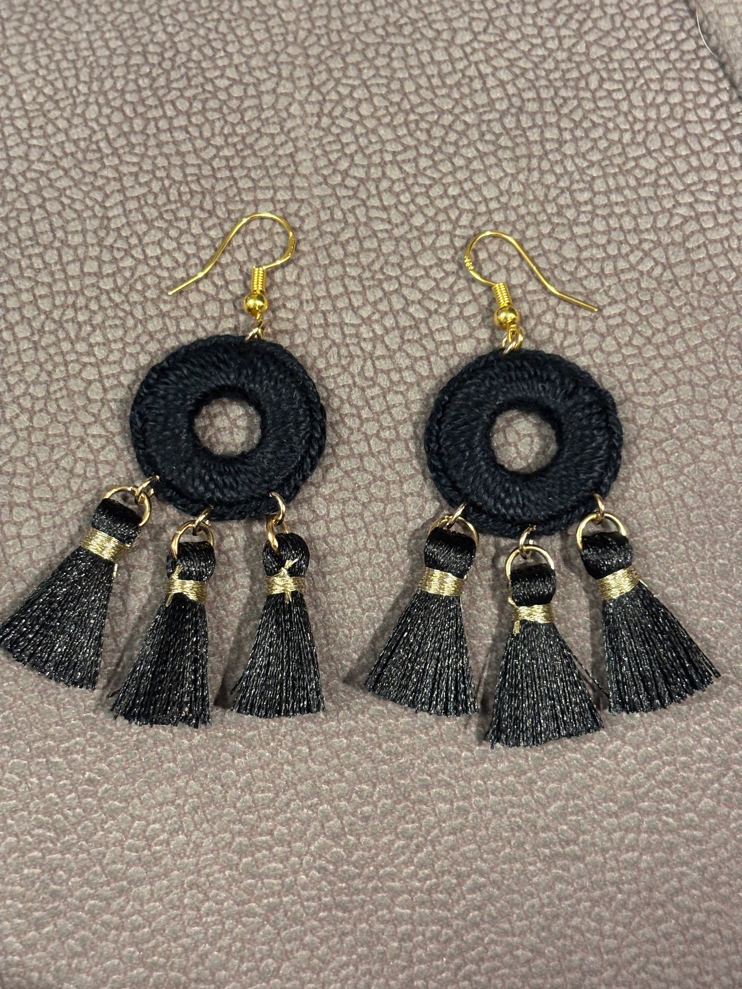 Handmade crochet earrings