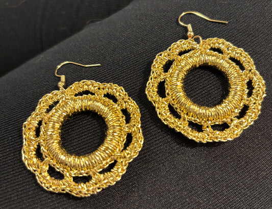 Handmade crochet earrings