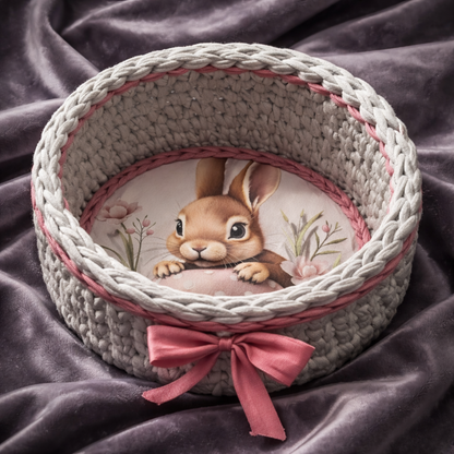 Crochet Bunny Basket
