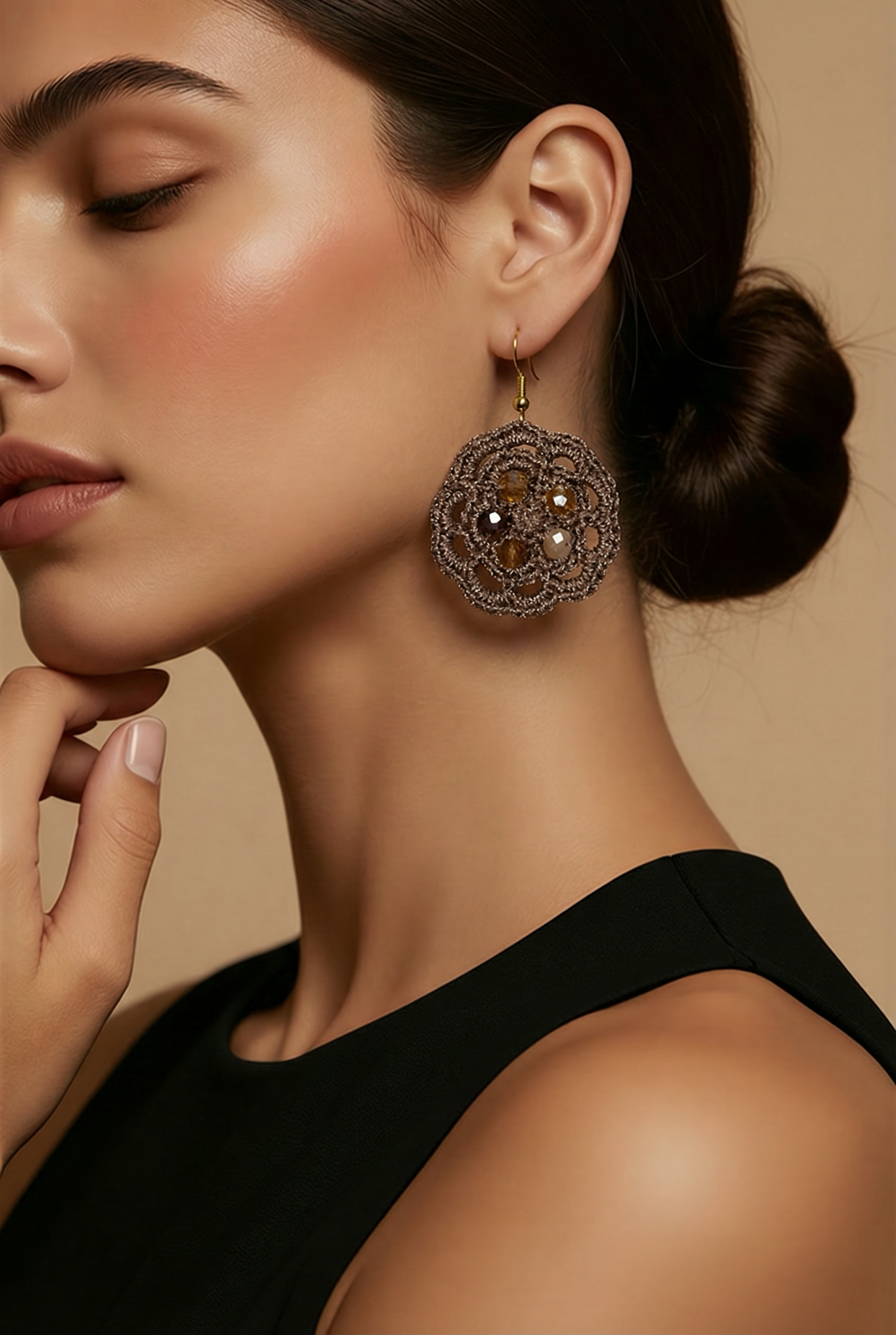 Earrings “amber”