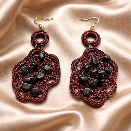 Handmade crochet earrings