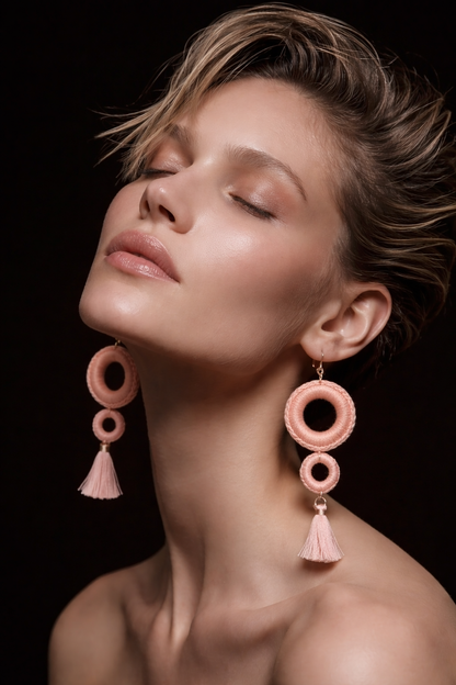 Handmade crochet earrings