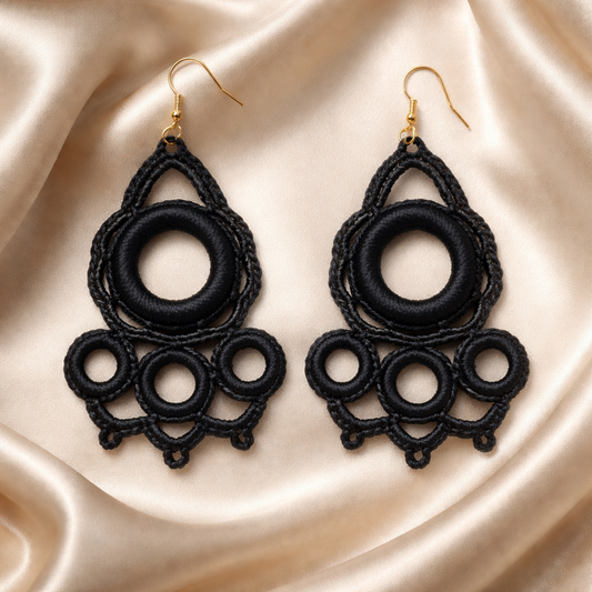 Handmade crochet earrings