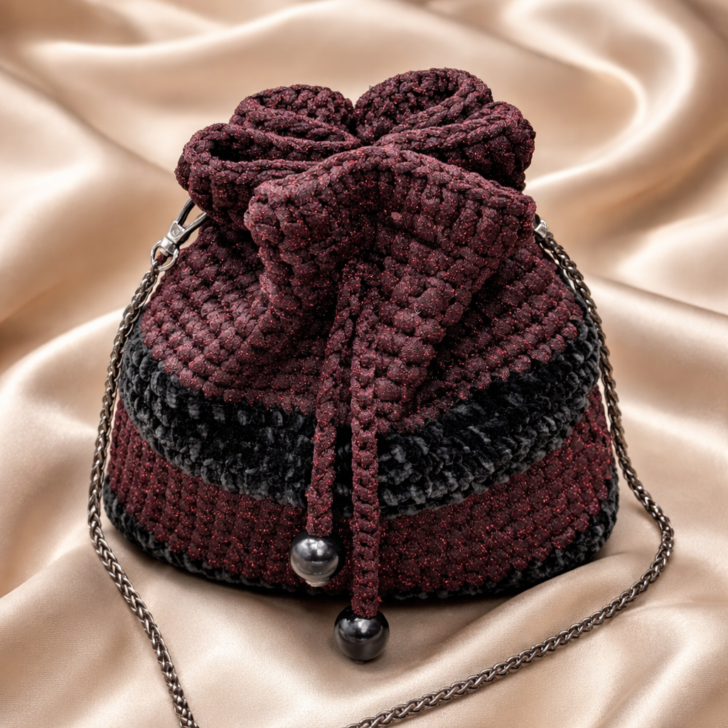Handbag “plum”
