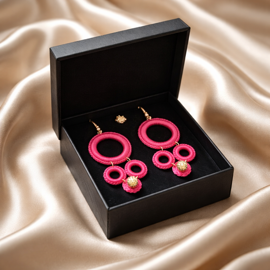 Handmade crochet earrings