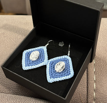Earrings “Blue eye”