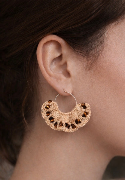 Handmade crochet earrings
