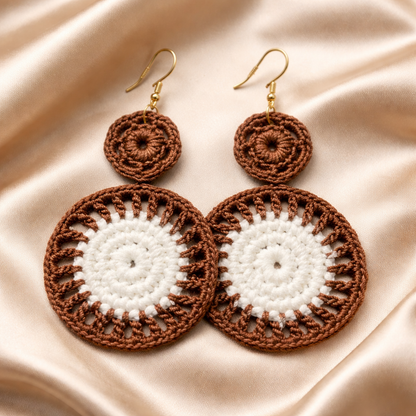 Handmade crochet earrings