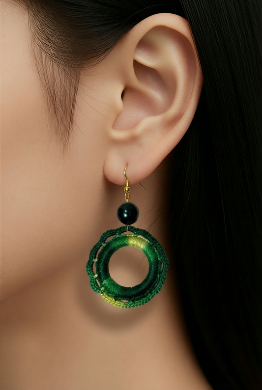 Earrings “forest “