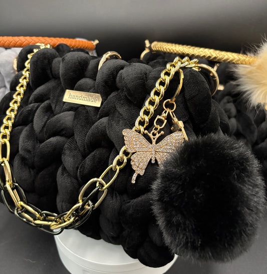 Handbag “black pearl”