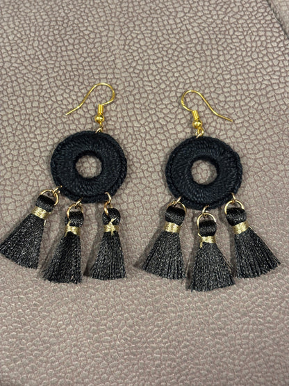 Handmade crochet earrings