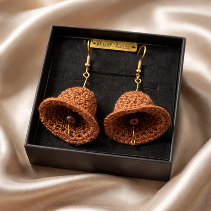 Handmade crochet earrings
