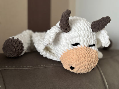 Crochet Baby Blanket Lovey (Blanket & Cuddly Toy in One)