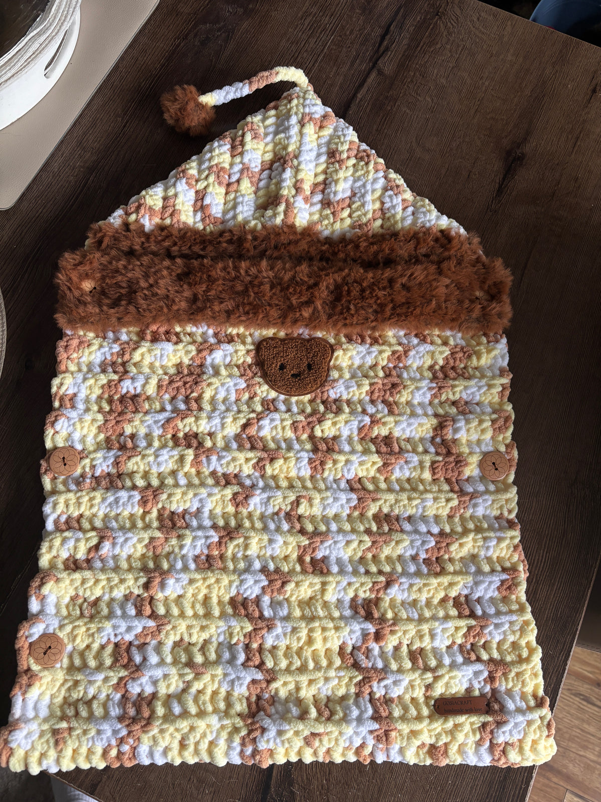 Handmade Crochet Baby Cocoon