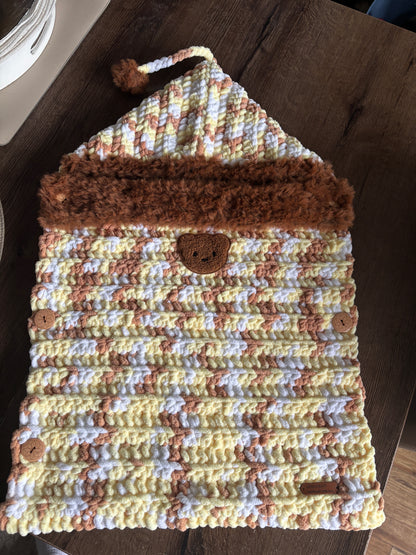Handmade Crochet Baby Cocoon
