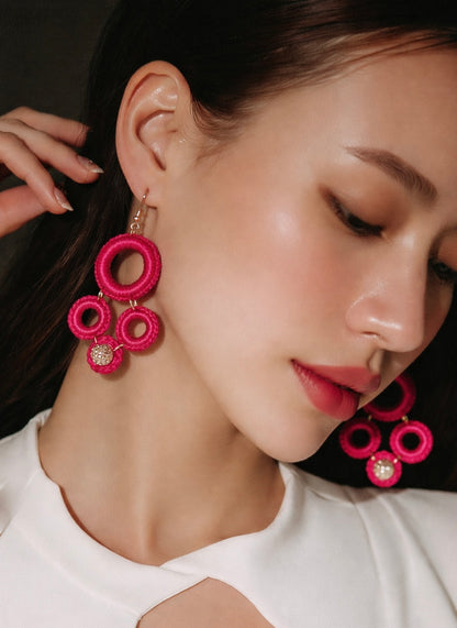 Handmade crochet earrings