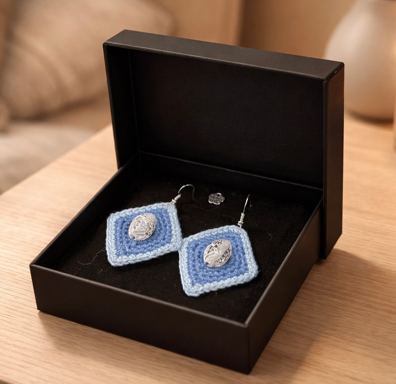 Earrings “Blue eye”