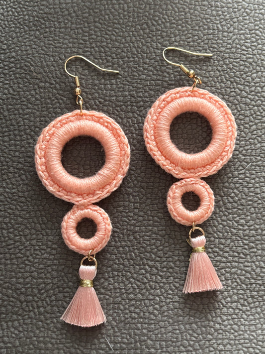 Handmade crochet earrings