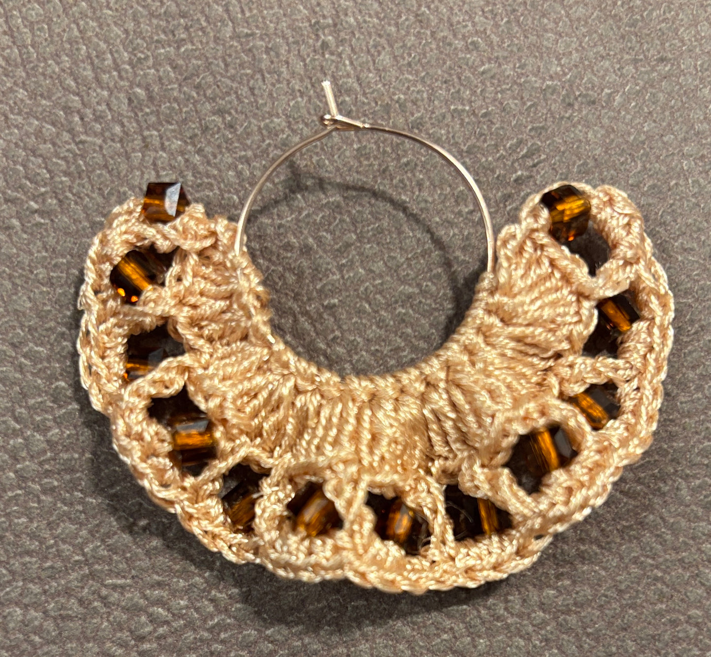 Handmade crochet earrings
