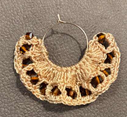 Handmade crochet earrings