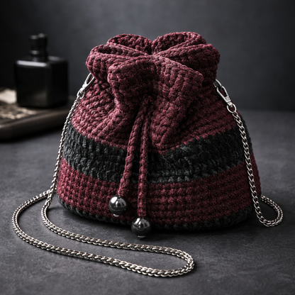 Handbag “plum”