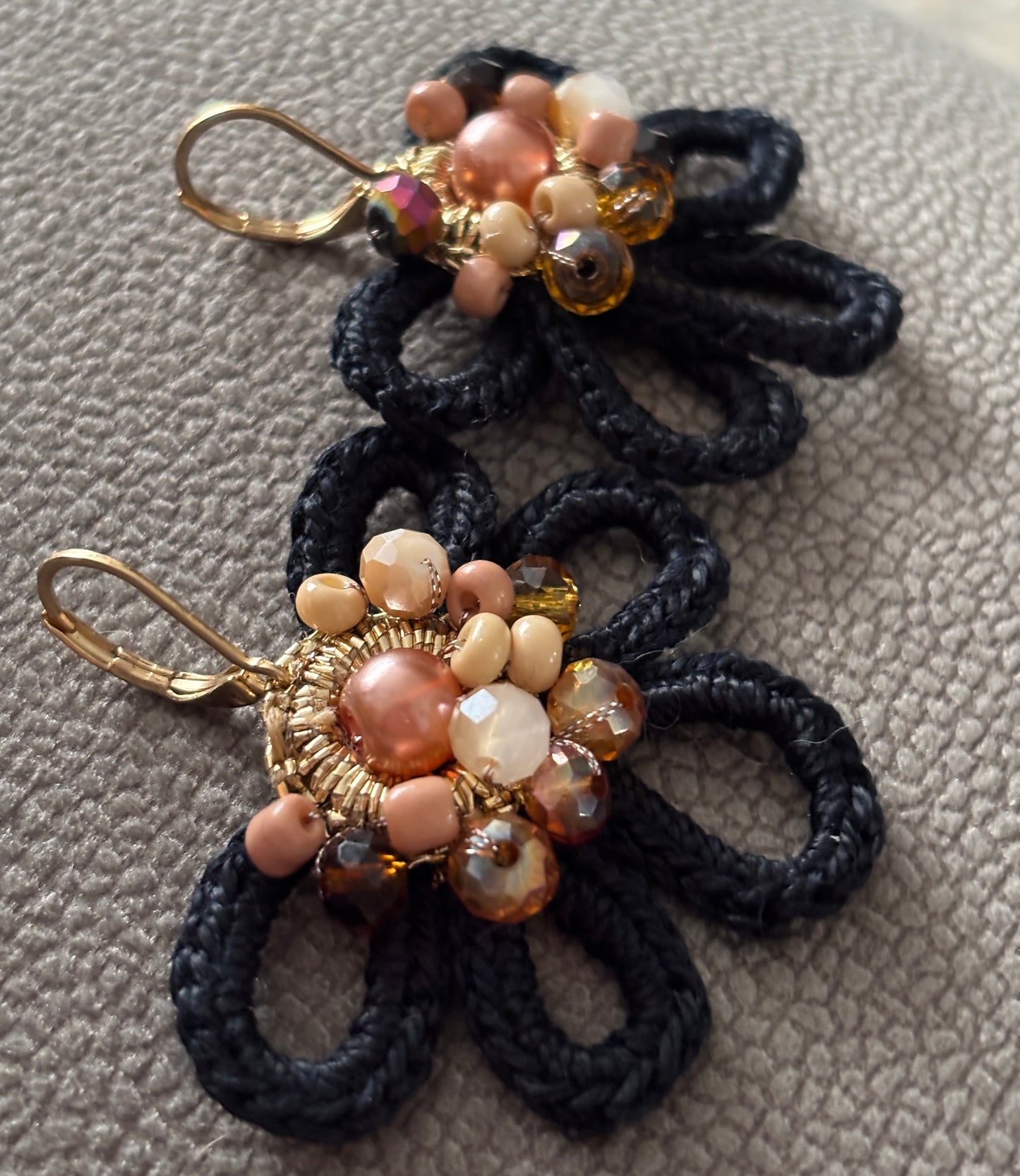 Earrings “onyx”