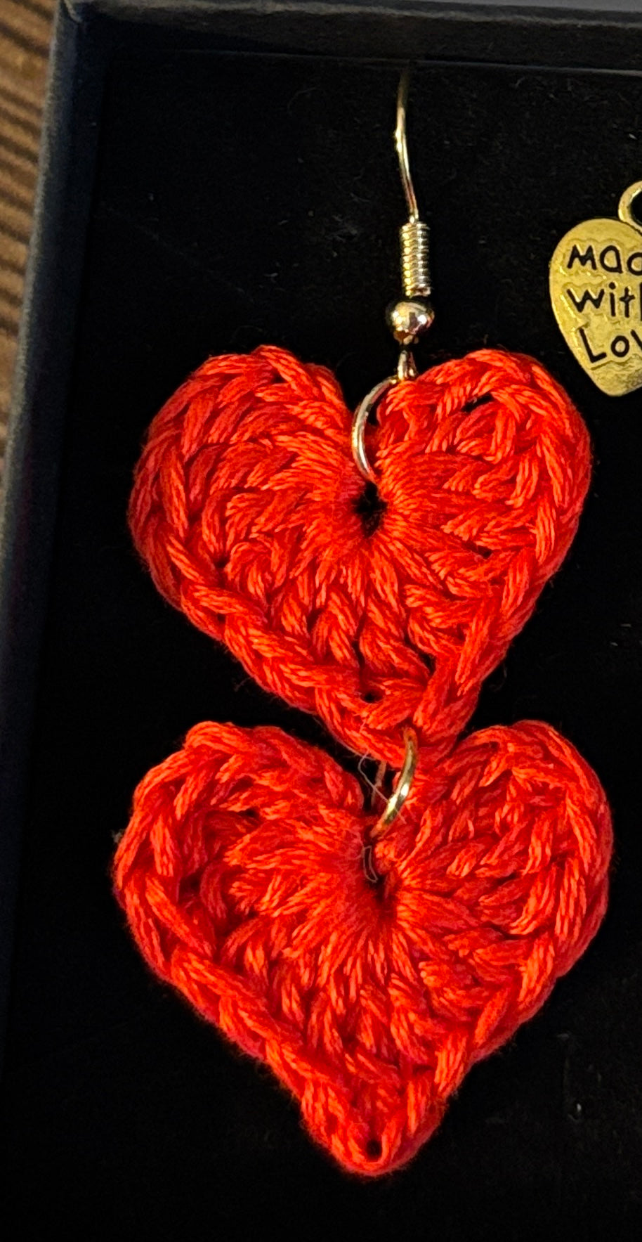 Handmade crochet earrings