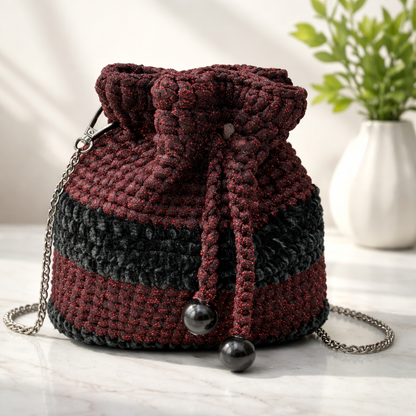Handbag “plum”