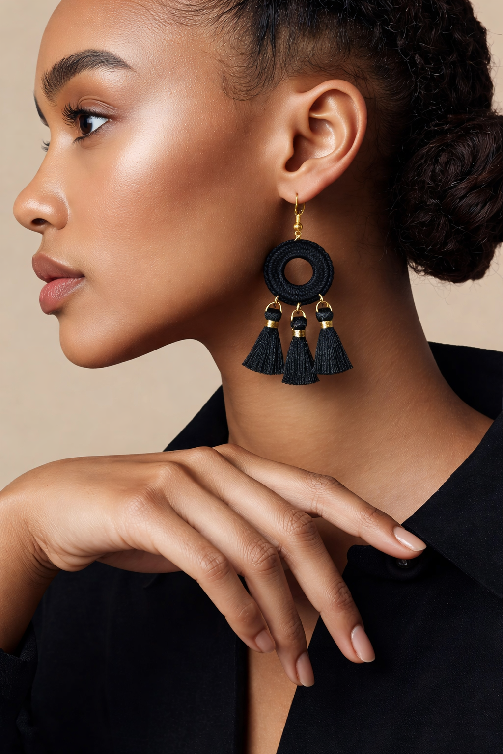 Handmade crochet earrings