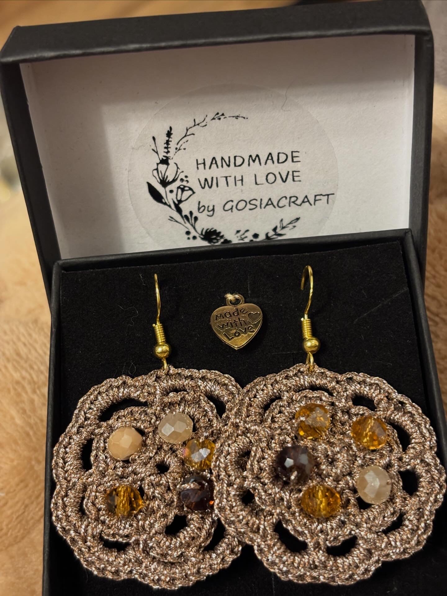 Earrings “amber”