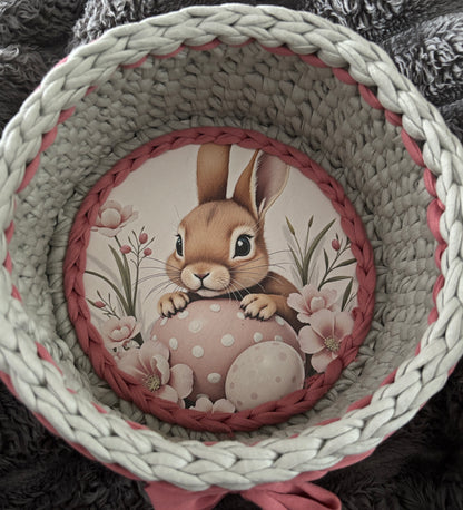 Crochet Bunny Basket