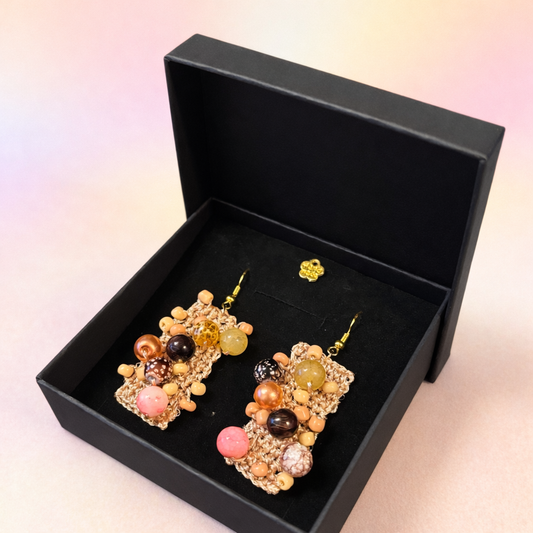 Handmade crochet earrings