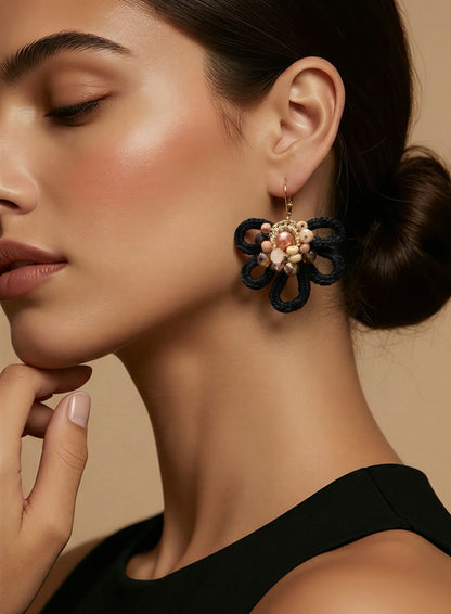 Earrings “onyx”