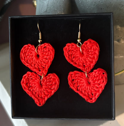 Handmade crochet earrings
