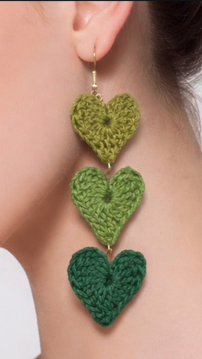 Handmade crochet earrings