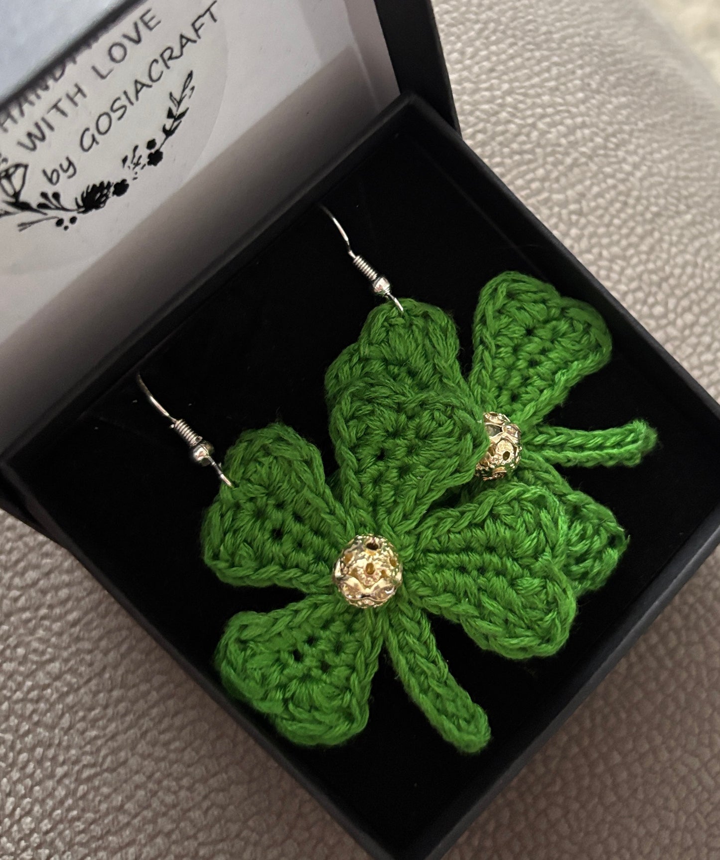 Earrings “Shamrock”