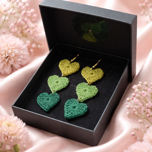 Handmade crochet earrings