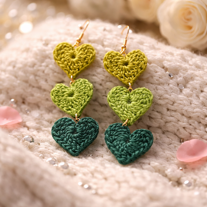 Handmade crochet earrings