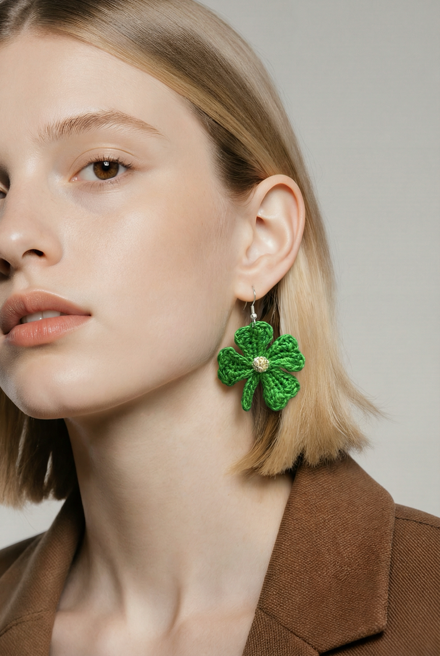 Earrings “Shamrock”