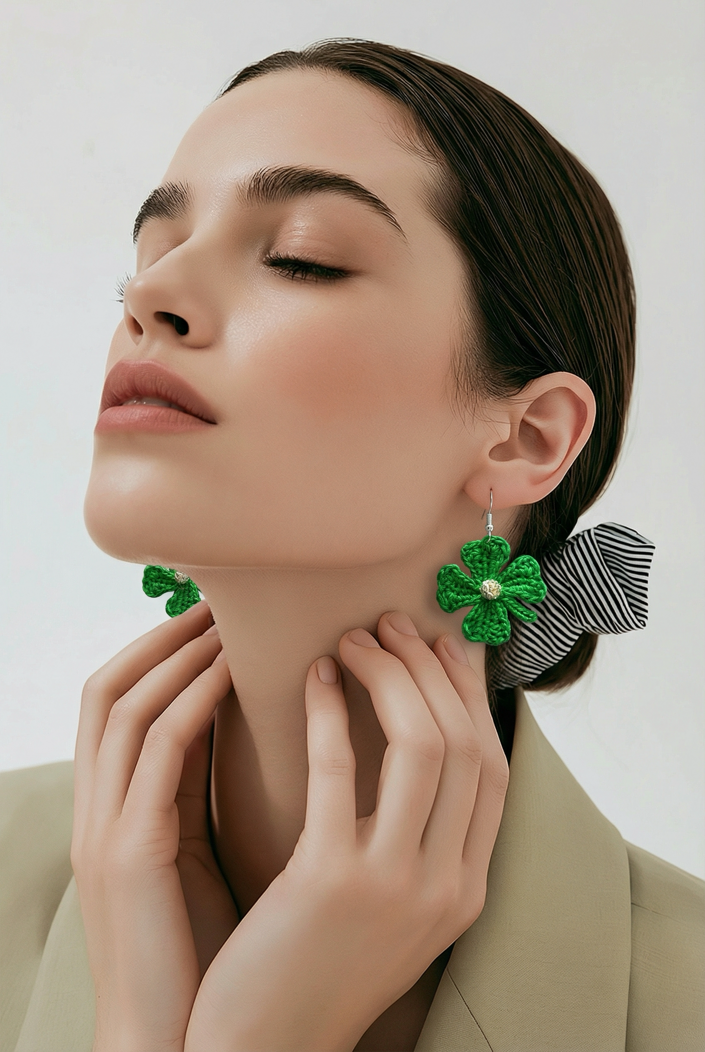 Earrings “Shamrock”