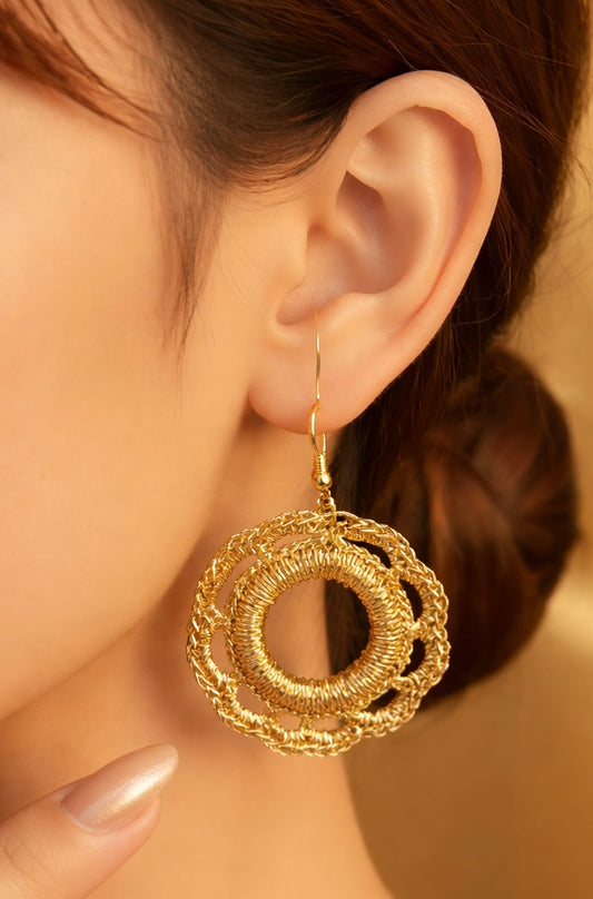 Handmade crochet earrings